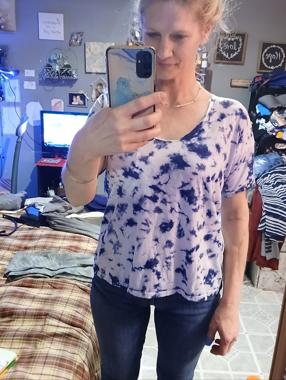J. Crew Tie Dye Favorite Tee Sz S